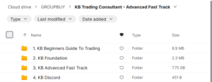 KB Trading Consultant – Advanced Fast Track