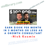 Nick Kozmin – Earn $100K Per Month In 3 Months Or Less As A Growth Consultant