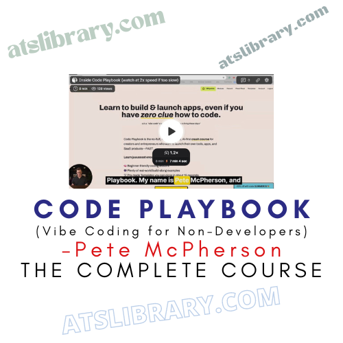 Pete McPherson – Code Playbook (Vibe Coding for Non-Developers) 2025