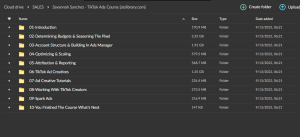 Savannah Sanchez – TikTok Ads Course
