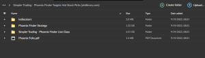 Simpler Trading – Phoenix Finder Targets Hot Stock Picks