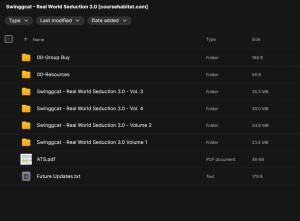 Swinggcat – Real World Seduction 3.0