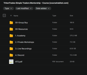 TritonTrades – Simple Traders Mentorship