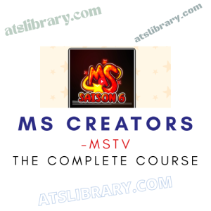Promotional graphic for MS Creators MSTV The Complete Course, with a framed logo and blue spaced letters above the title text.