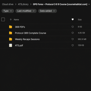 GPG Forex – Protocol 3 6 9 Course