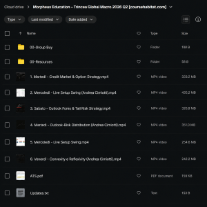 Morpheus Education – Trincea Global Macro 2026 Q2
