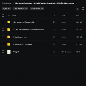 Morpheus Education – Hybrid Trading Accelerator PRO