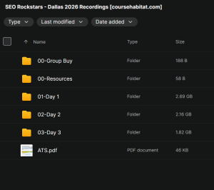 SEO Rockstars – Dallas 2026 Recordings